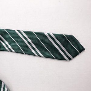 Green-white stripped tie - Harry Potter Slytherin Tie
